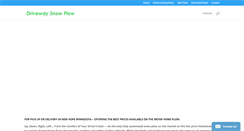 Desktop Screenshot of drivewaysnowplow.com